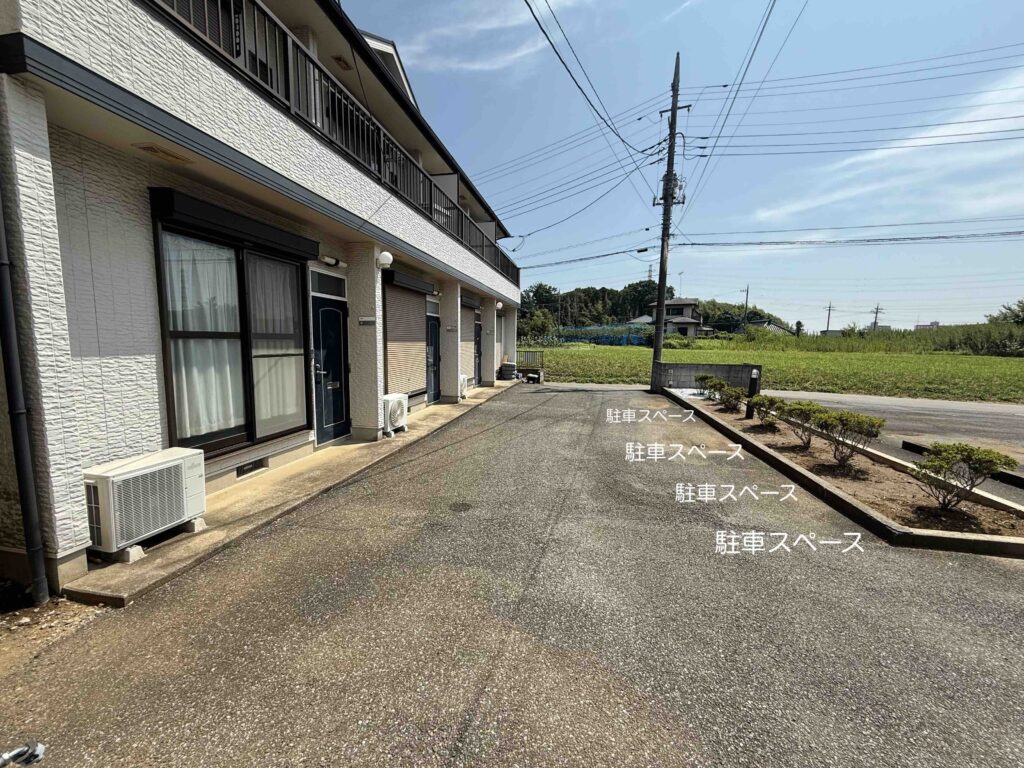 モストップ不動産駐車スペース